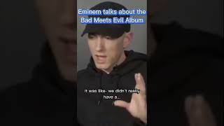 Eminem talks about Hell: The Sequel (Bad Meets Evil) #shorts #eminem #badmeetsevil