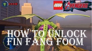 LEGO MARVEL Avengers How To Unlock Fin Fang Foom The Giant Dragon