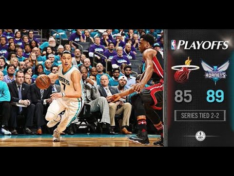 林書豪 Jeremy Lin's Offense & Defense Highlights 2016-04-26 Playoffs R1G4 Heat VS Hornets