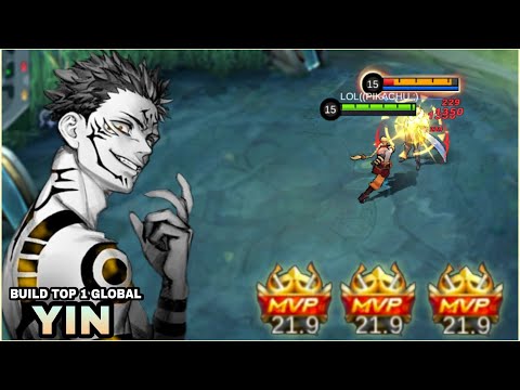 YIN BEST BUILD 2022 | INSANE DAMAGE | BUILD TOP 1 GLOBAL YIN | MLBB