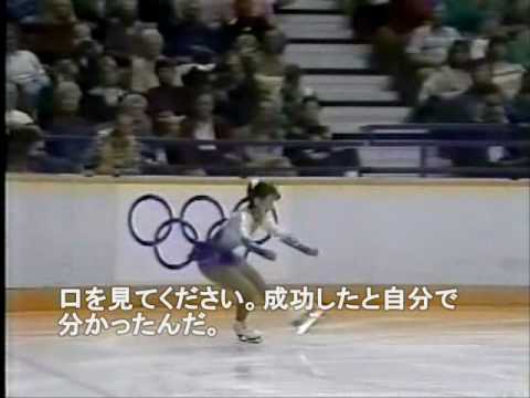 【字幕つき】 Midori Ito アメリカ実況 88五輪 (0:20～前の人の芸点に注目)