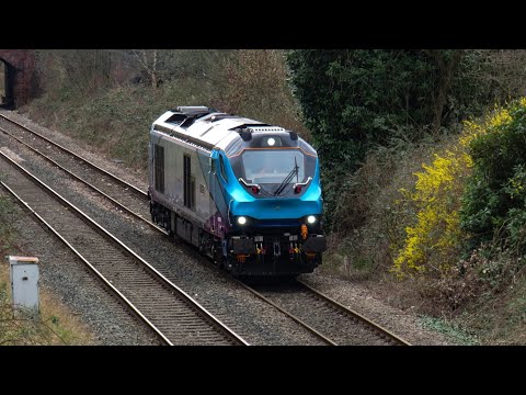 DRS Class 68 No. 68024 on 0Z68 Crewe Gresty Bridge to York Siemens Trans Systems on 17.03.2020 - HD