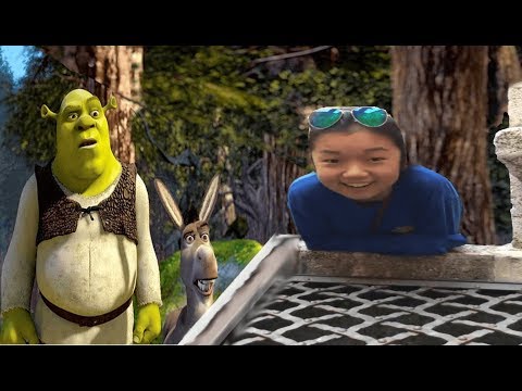 Girl sings hallelujah down a well with Shrek