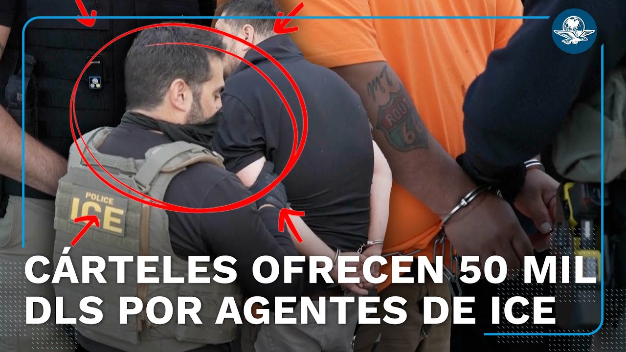 Trump retoma acusación  cárteles mexicanos ofrecen 50 mil dólares por matar agentes del ICE