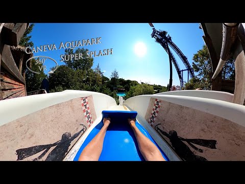 Caneva Aquapark Super Splash (Left) 360° VR POV Onride
