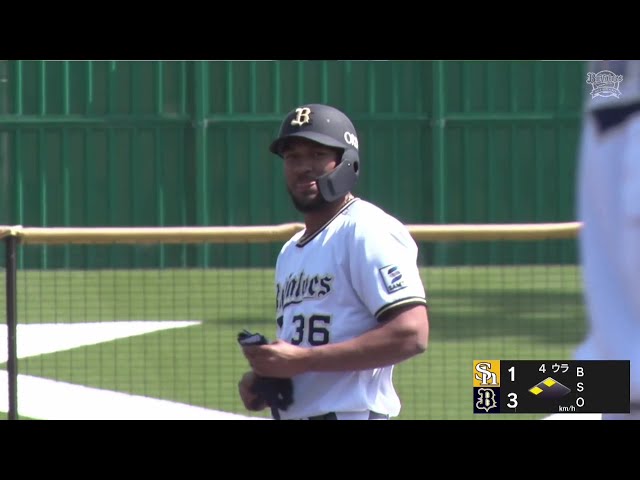 【ファーム】変化球を捉えた!! バファローズ・オリバレス フェンス際まで伸びるタイムリー2ベースで追加点!! 2025年5月4日 オリックス・バファローズ 対 福岡ソフトバンクホークス