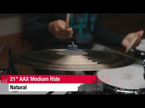 Sabian AAX 21" Medium Ride Natural Finish - Get it from Cymbal House