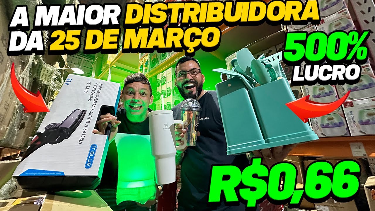 ATACADO 25 DE MARÇO COM NOTA FISCAL, GARANTIA! VOLTEI NO MAIOR GALPÃO DE PRODUTOS ELETRONICOS BARATO
