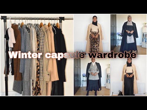 Winter capsule wardrobe 2 | Modest and Muslim Women Edition | UK