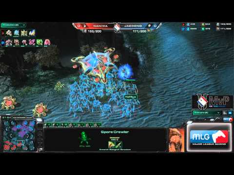 StarCraft 2 MLG MvP Day 1 - Jaedong [Z] vs [P] Naniwa [Game 1]