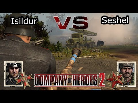 Coh2 1v1 | Isildur vs Seshel | Wunder shot