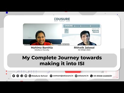 Rithwik Jaiswal — ISI + IIT JAM