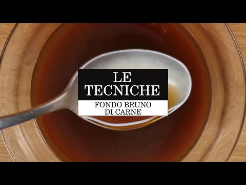 Come fare il fondo bruno di carne: ricetta  e preparazione veloce | Le Tecniche | La Cucina Italiana