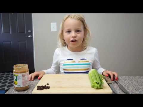 Lauren ants on a log