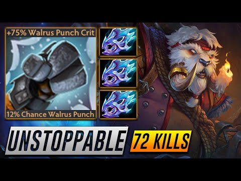 GoodWIN Tusk Unstoppable 72 KILLS - Dota 2 Pro Gameplay [Watch & Learn]