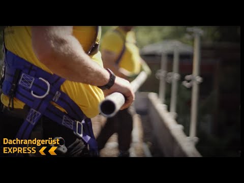 Dachrandgerüst - Absturzsicherung auf dem Flachdach