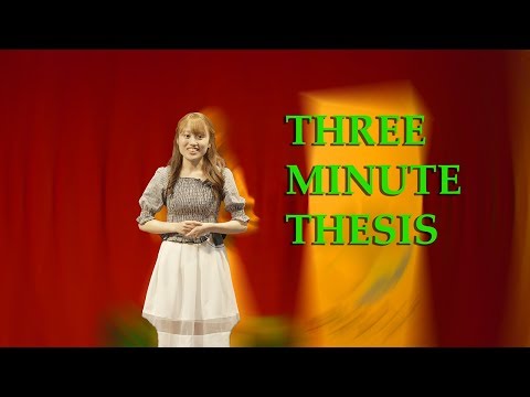 Three Minute Thesis (3MT) 2019 - Hitomi Seike