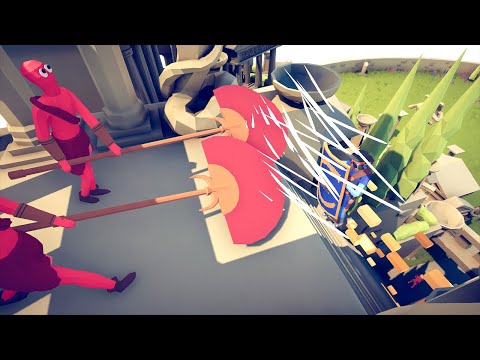 2x FAN BEARER and ARCHITECT vs EVERY UNIT 💨💨🧱 | Totally Accurate Battle Simulator TABS
