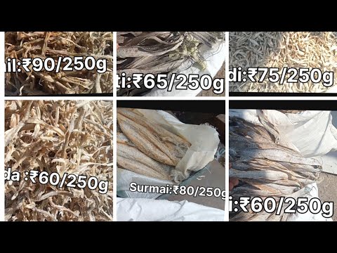 Dry Fish Market Rates 2024 | Starting ₹60/250g | Best Quality!.@yrdryfishmarket