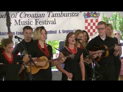 US and Croatian National Anthems on Tamburitza