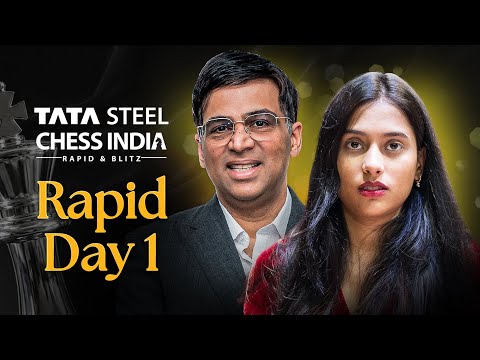 Tata Steel Chess India 2026 | Day 1 Rapid ft. Vishy, Divya, Arjun, Pragg, Vidit and others