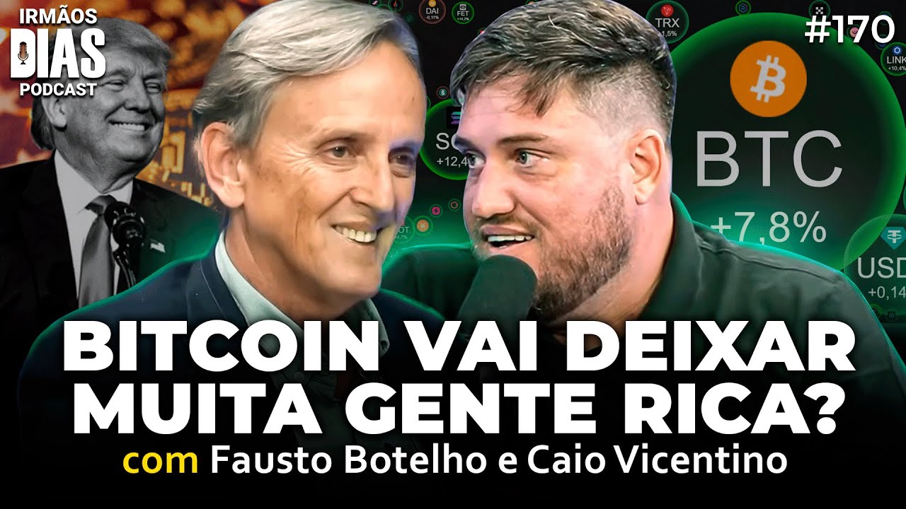 VITÓRIA DE TRUMP E O IMPACTO NAS CRIPTOS (FAUSTO BOTELHO E CAIO VICENTINO) | Irmãos Dias Podcast