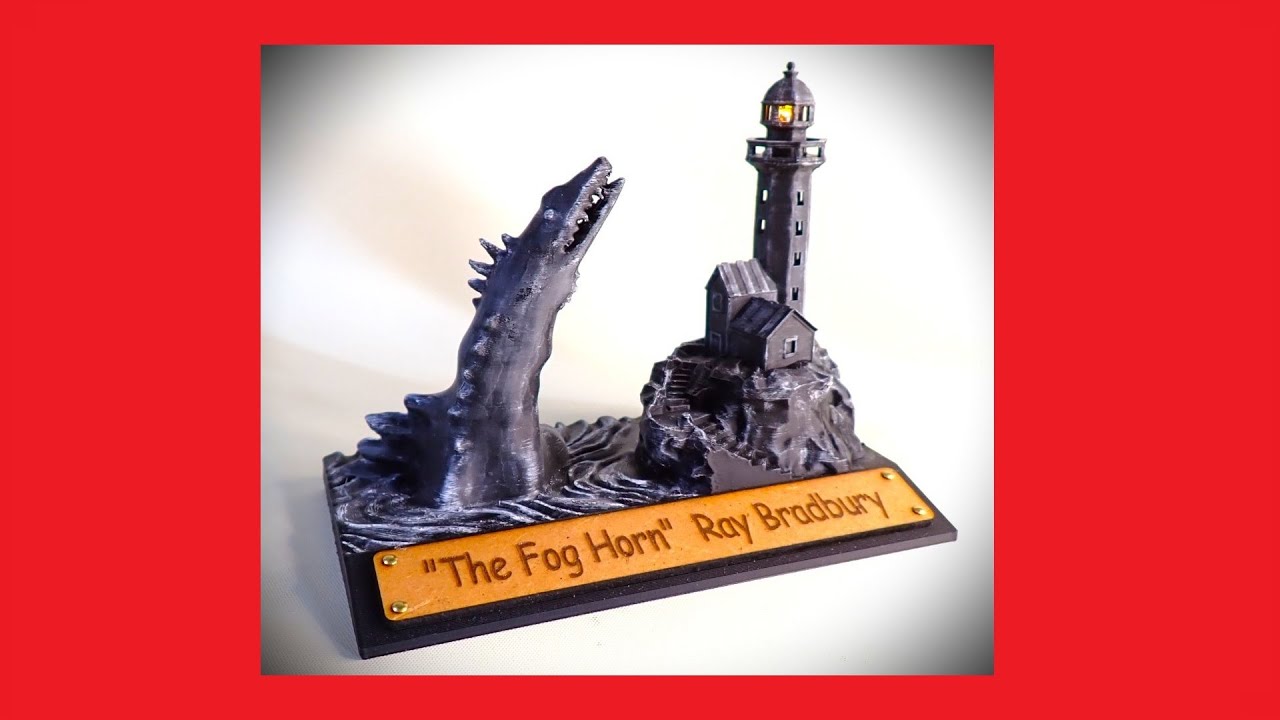 【DIY】レイ・ブラッドベリ『霧笛』のヴィネットを作ってみた! "The Fog Horn" Ray Bradbury
