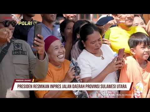 PRESIDEN JOKOWI RESMIKAN INPRES JALAN DAERAH PROVINSI SULAWESI UTARA