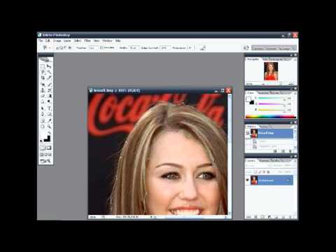 *VAM PRODUCTIONS * 001 Photoshop Tutorial   HOW TO CHANGE HAIR COLOR