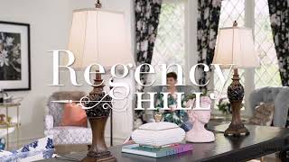 1_Watch A Video About the Wood Finish Table Lamps Set of 2
