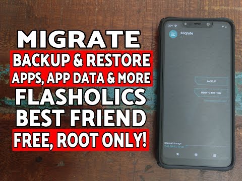 Part of a video titled How To Use Migrate App for Backup Apps, App Data etc - YouTube