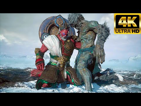 Monkey King Vs Four Heavenly Kings Fight Scene - Black Myth Wukong