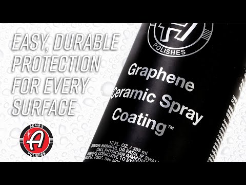 Quickly Apply Graphene Ceramic Spray Coating™ for 1+ Years of Durable Protection for Every Surface