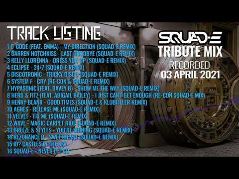 Mix Vault #1 - Squad-E (Remix) Tribute Mix - Mixed by Stuart-K -