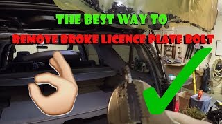 How to remove A broke rusty bolt (The Best Way)