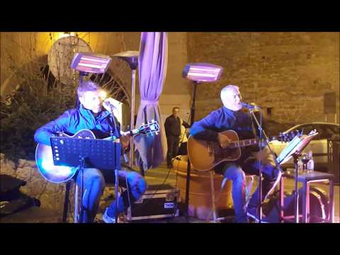 Eric et Jean-François Mattei à Calvi . Mai 2017 au bar de la Tour .