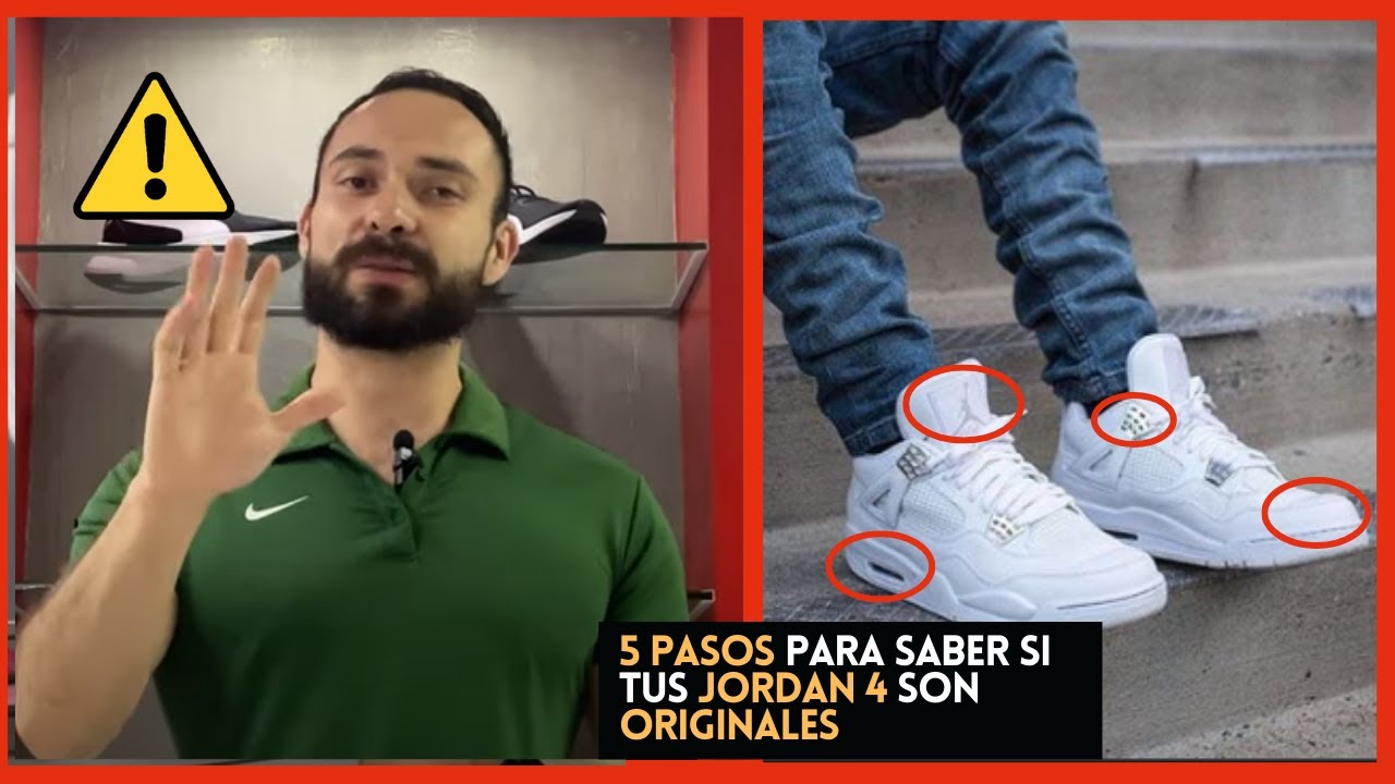 🔴 ¿Cómo saber si mis Jordan 4 Son Originales ✅ [La Técnica Más Eficaz]