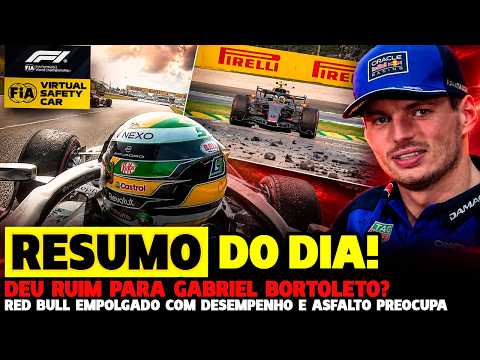 🚨NOVIDADES SOBRE PROBLEMA DE BORTOLETO NO TL2, RED BULL EMPOLGADO COM DESEMPENHO | FÓRMULA 1