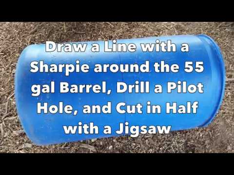 How to Build Worm Bins from 55 Gal Barrels