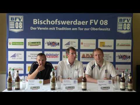 Pressekonferenz 4. Spieltag I Bischofswerdaer FV : VFC Plauen (1:1)