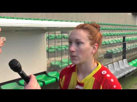 Jolien Van Dijck na VC Dames Eendracht Aalst - K. Massenhoven VC op 16.01.2016