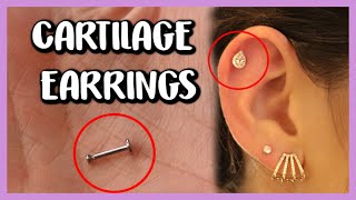 HOW TO REMOVE AND INSERT CARTILAGE EARRINGS/LABRET (16G)