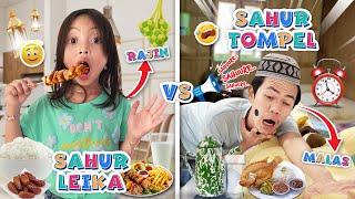 Download lagu SAHUR LEIKA VS SAHUR TOMPEL IN THE MONTH OF RAMADAN 😱 LEIKA HAS HARD TO WAKE UP mp3
