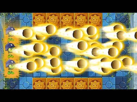 PvZ 2 Fusion , All plant use Coconut Cannon projectile . v10.4.2
