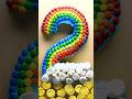 Transforming A Number Cake Into A Rainbow Shorts