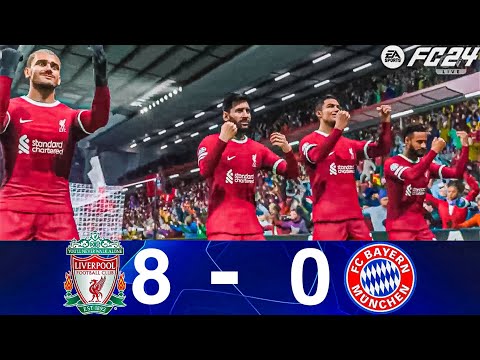 FIFA 24 - RONALDO,MESSI,NEYMAR,MBAPPE ALL STARS | Liverpool vs Bayern Munich