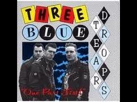 Three Blue Teardrops - Switchblade pompadour