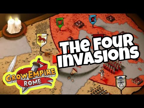 Grow Empire: Rome - Strongest Invasion on Every Region (Italy, Gaul, Iberia, Carthage)