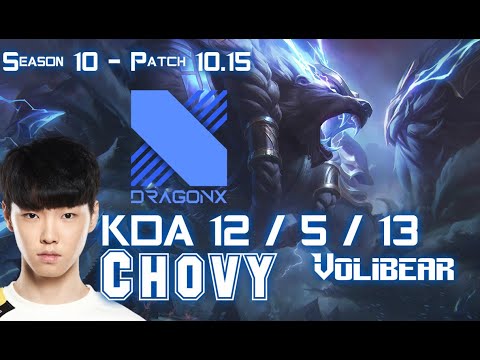 DRX Chovy VOLIBEAR vs KATARINA Mid - Patch 10.15 KR Ranked