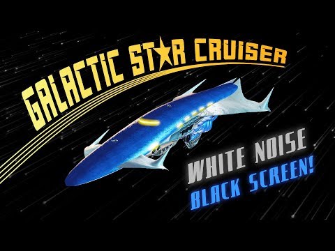 Galactic Star Cruiser BLACK SCREEN | Space Sounds White Noise for Sleeping 10 Hours